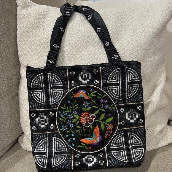 Beaded Shoulder Bag - Picture 1 of 4